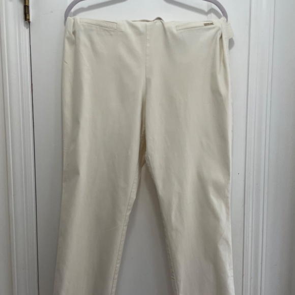 Jones NY gently worn pull-on off-white pants size XL - Picture 2 of 5